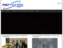 Tablet Screenshot of performasardegna.it